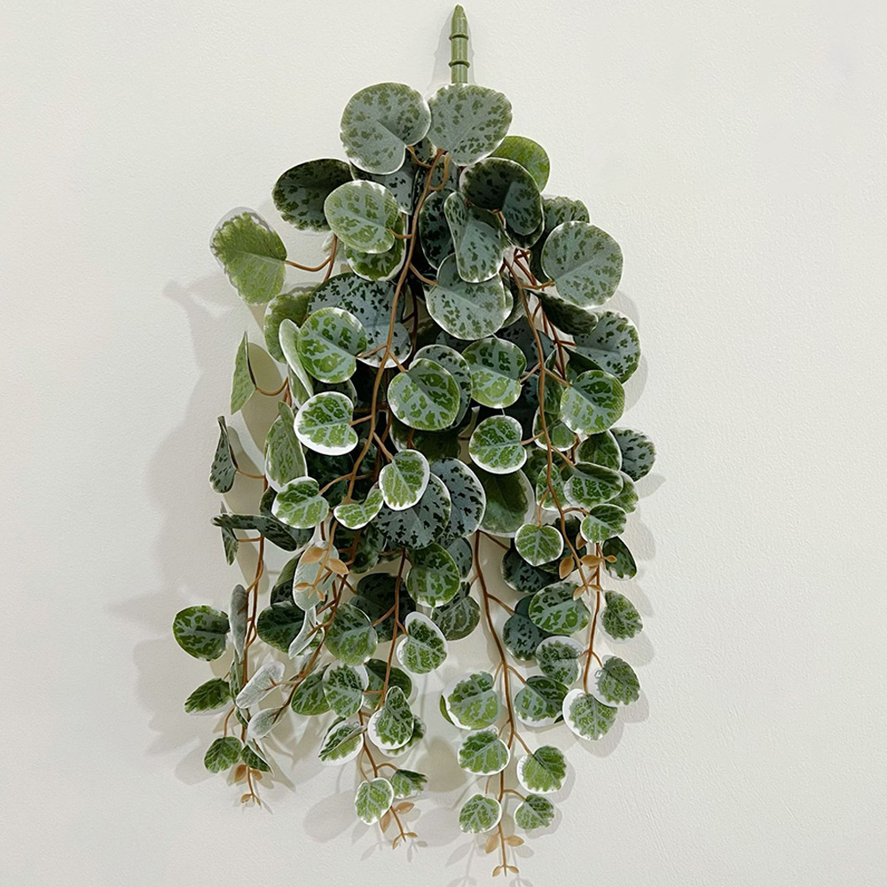Rattan Plant Basket - 49 ซม.ประดิษฐ์พืช Vines ปลอมแขวนใบยูคาลิปตัสพลาสติกใบแขวนผนังหวายสําหรับงานแต่งงาน Home Garden