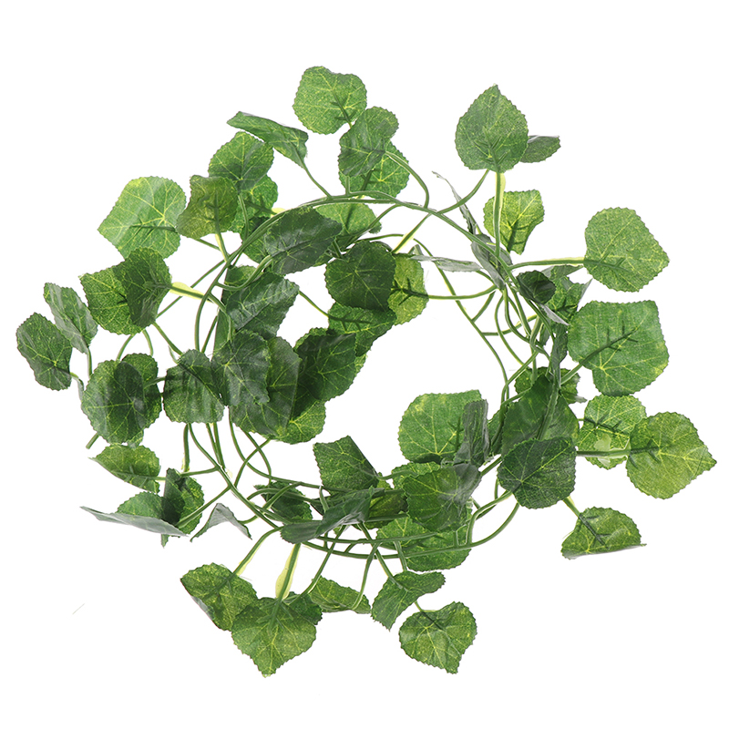 Rattan Plant Basket - ใบไม้ประดิษฐ์สีเขียว ยาว 2.0 เมตร สำหรับตกแต่งผนัง งานปาร์ตี้