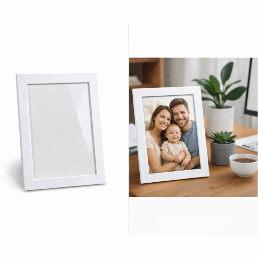 กรอบรูปไม้ขนาด 5/7/8 นิ้วแบบให - Bamboo Photo Frame บทวิจารณ์และราคา