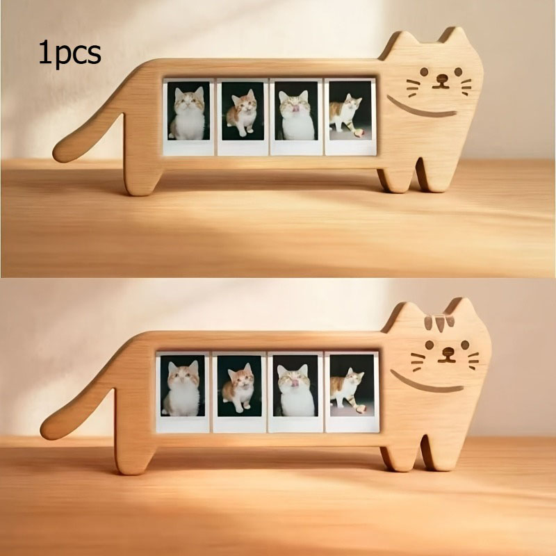 กรอบรูปไม้ รูปทรงสัตว์ กรอบรูป - Bamboo Photo Frame บทวิจารณ์และราคา