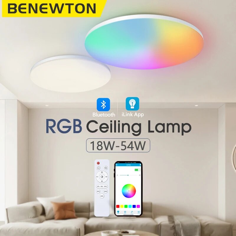 Benewton ไฟเพดานอัจฉริยะ RGB C - Home Decor Free App บทวิจารณ์และราคา