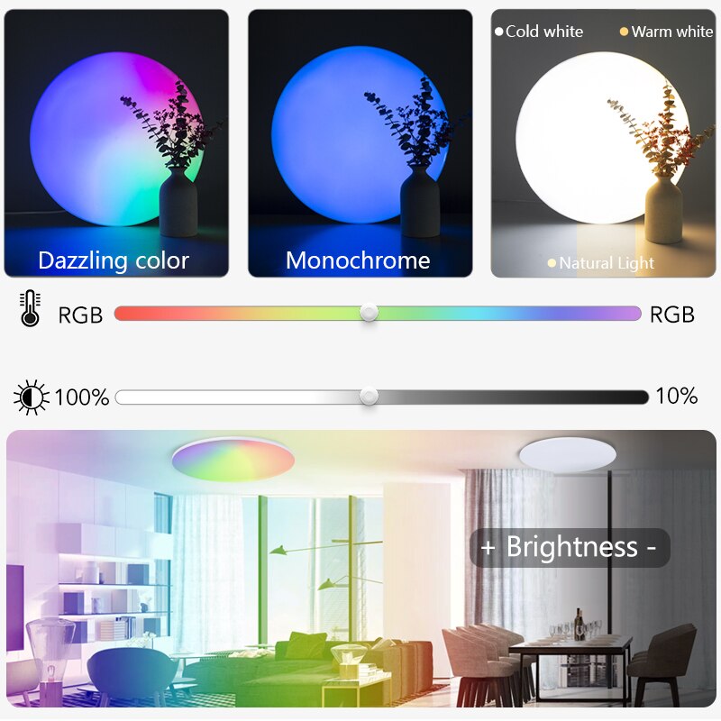 Benewton ไฟเพดานอัจฉริยะ RGB C - Home Decor Free App บทวิจารณ์และราคา