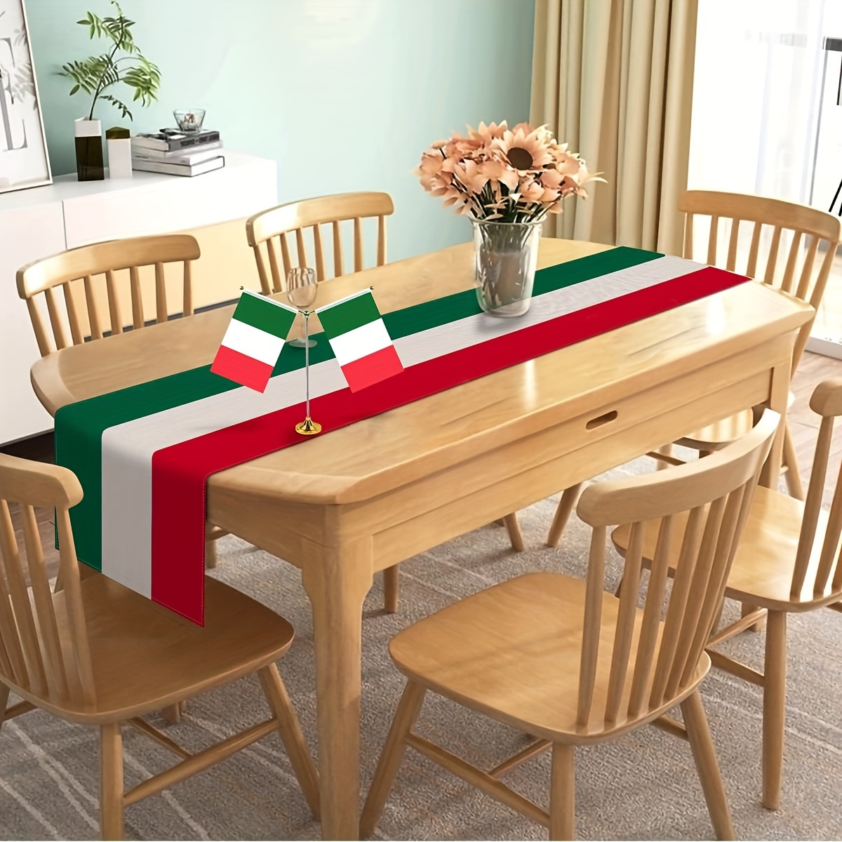1 PC หรูหราอิตาเลี่ยนแรงบันดาล - Linen Table Runner บทวิจารณ์และราคา