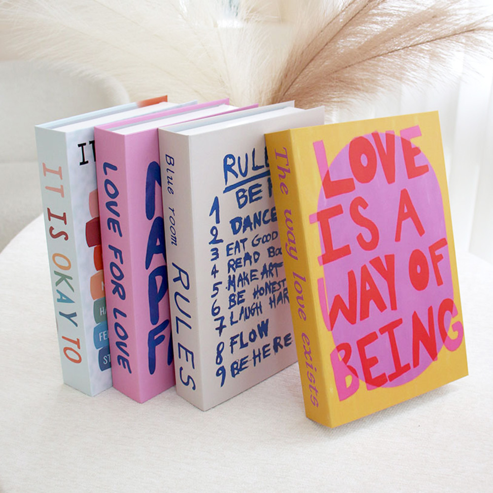 กล่องหนังสือจำลอง หนังสือตกแต่ - Home Decor Za บทวิจารณ์และราคา