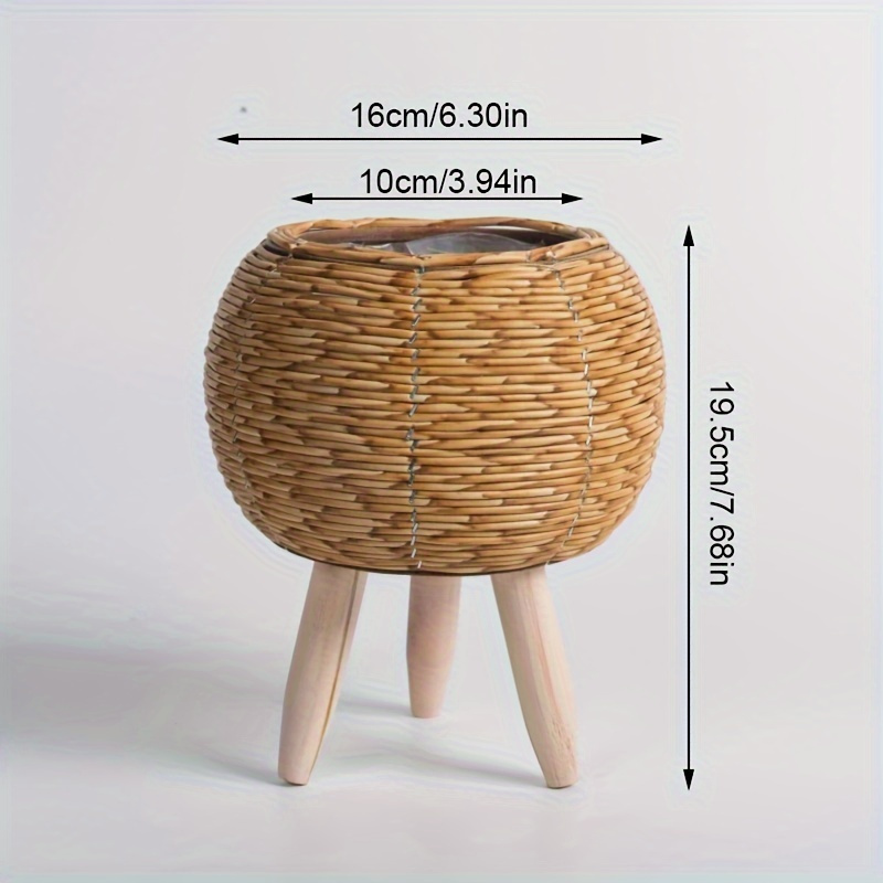 ตะกร้าหวายอเนกประสงค์สำหรับปลู - Rattan Plant Basket บทวิจารณ์และราคา