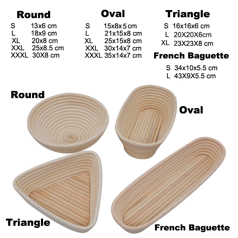 UPORS หวายขนมปัง Proofing ตะกร - Rattan Plant Basket บทวิจารณ์และราคา