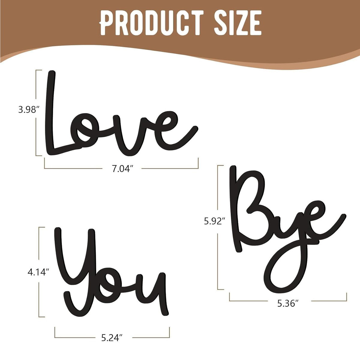 Love you Bye ป้ายไม้การตกแต่งบ - Home Decor Y2K บทวิจารณ์และราคา