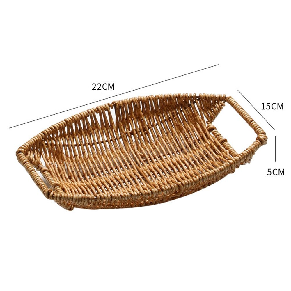 ตะกร้าหวายเทียมทอมือ ตะกร้าผลไ - Rattan Plant Basket บทวิจารณ์และราคา