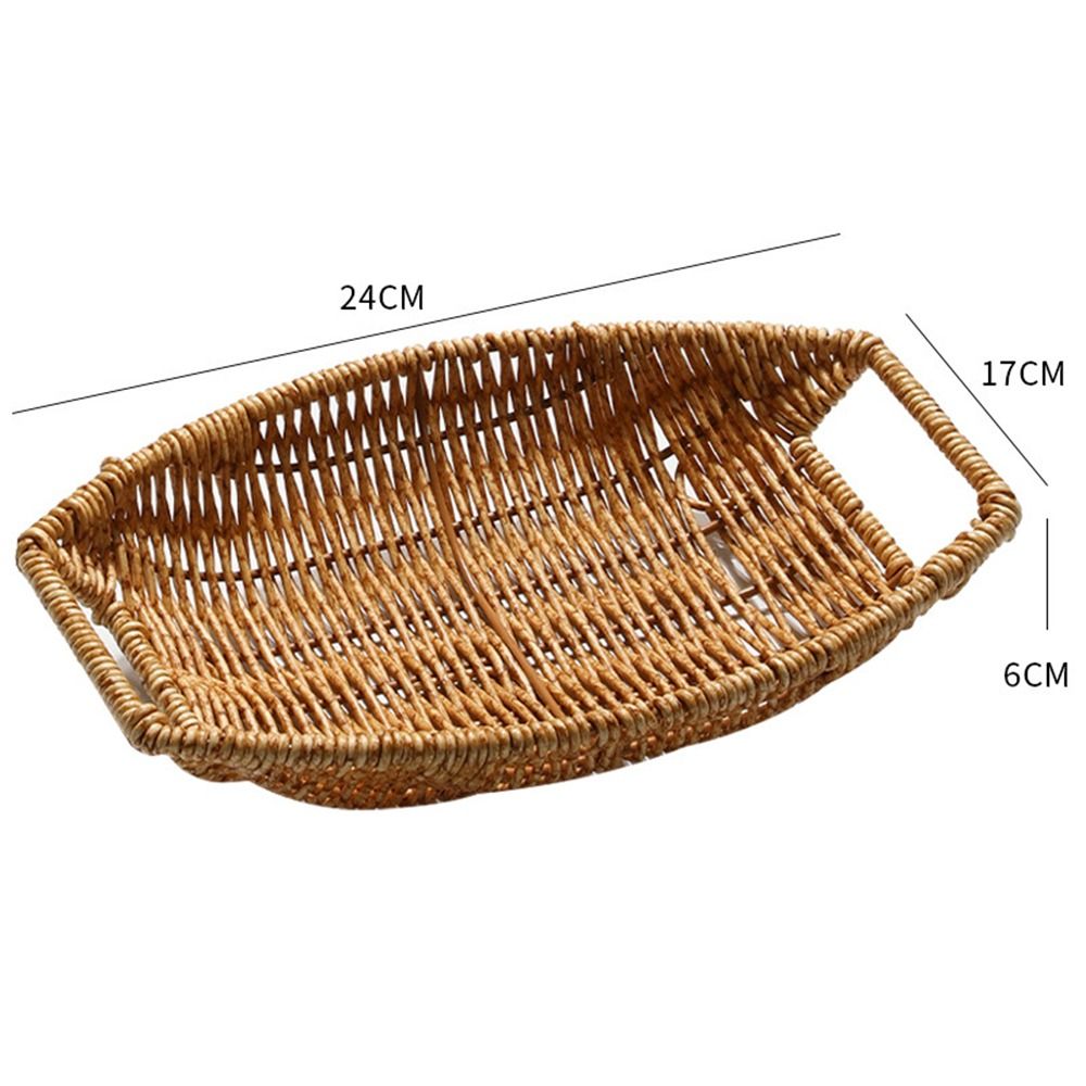 ตะกร้าหวายเทียมทอมือ ตะกร้าผลไ - Rattan Plant Basket บทวิจารณ์และราคา