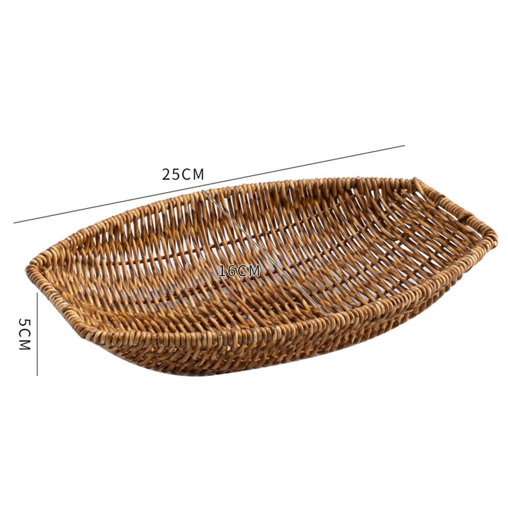 ตะกร้าหวายเทียมทอมือ ตะกร้าผลไ - Rattan Plant Basket บทวิจารณ์และราคา