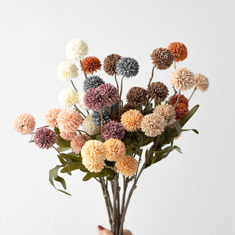 5 หัว Dandelion ประดิษฐ์ดอกไม้ - Pampas Grass Decor บทวิจารณ์และราคา