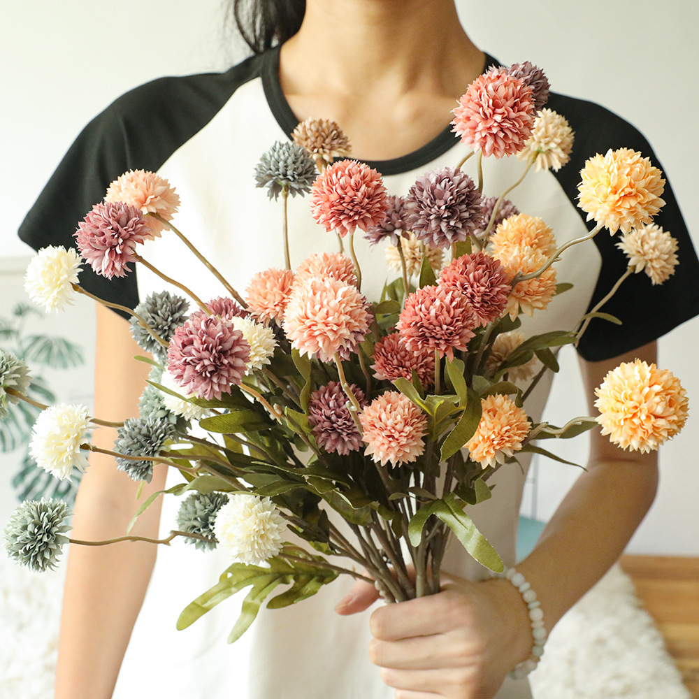 5 หัว Dandelion ประดิษฐ์ดอกไม้ - Pampas Grass Decor บทวิจารณ์และราคา