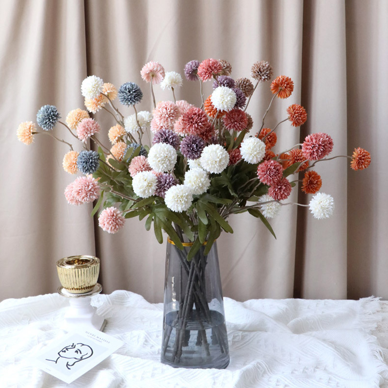 5 หัว Dandelion ประดิษฐ์ดอกไม้ - Pampas Grass Decor บทวิจารณ์และราคา