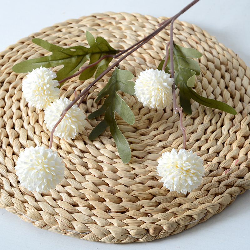 5 หัว Dandelion ประดิษฐ์ดอกไม้ - Pampas Grass Decor บทวิจารณ์และราคา