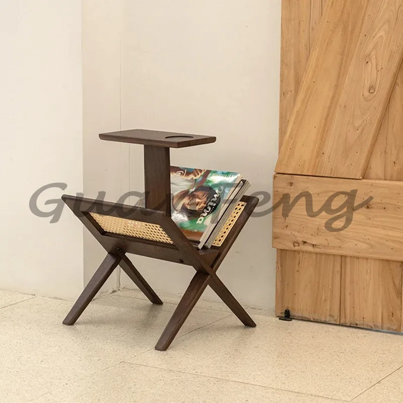 ชั้นวางของไม้จริงและหวายสไตล์ม - Home Decor Magazine บทวิจารณ์และราคา