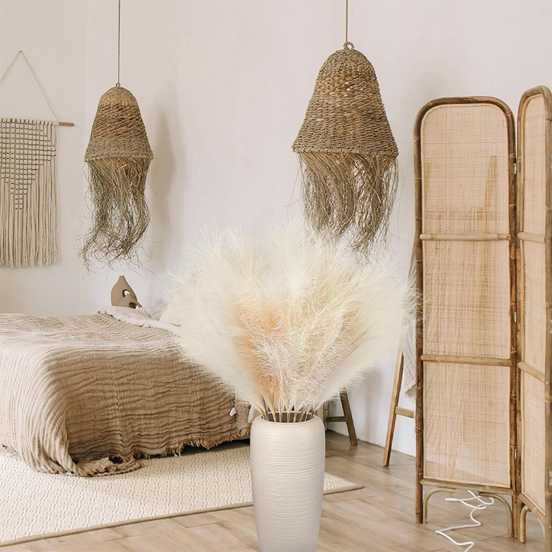 90/120 ซม.1 ชิ้น Fluffy Pampas - Pampas Grass Decor บทวิจารณ์และราคา