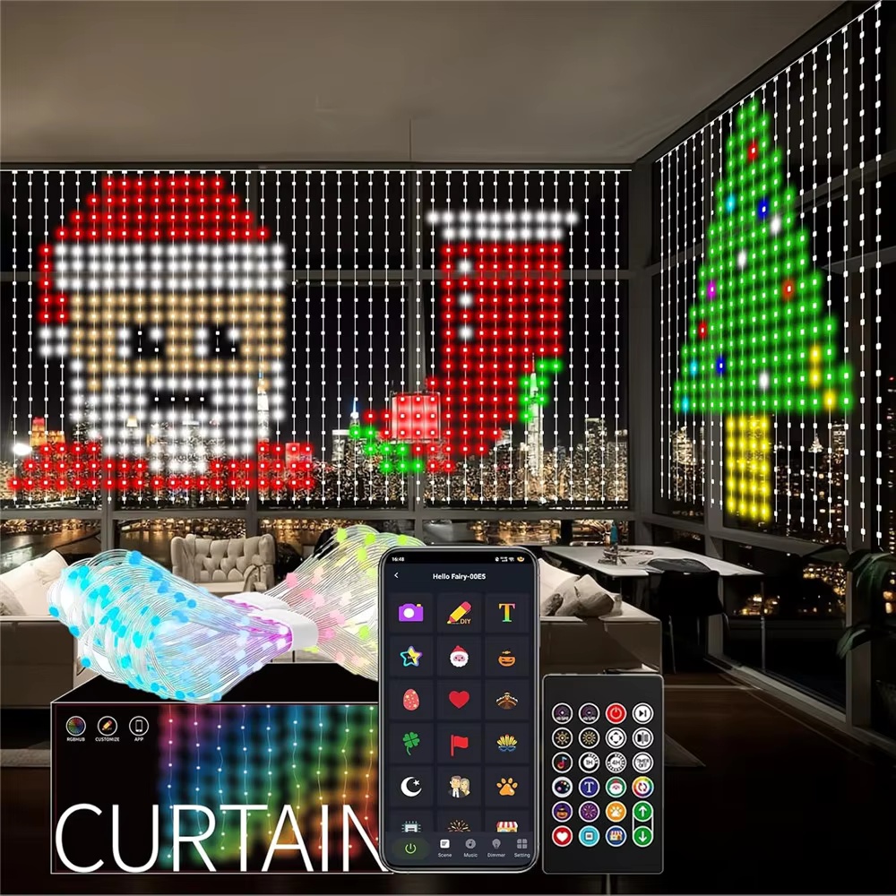ไฟม่านพิกเซล RGB อัจฉริยะ ควบค - Home Decor Free App บทวิจารณ์และราคา