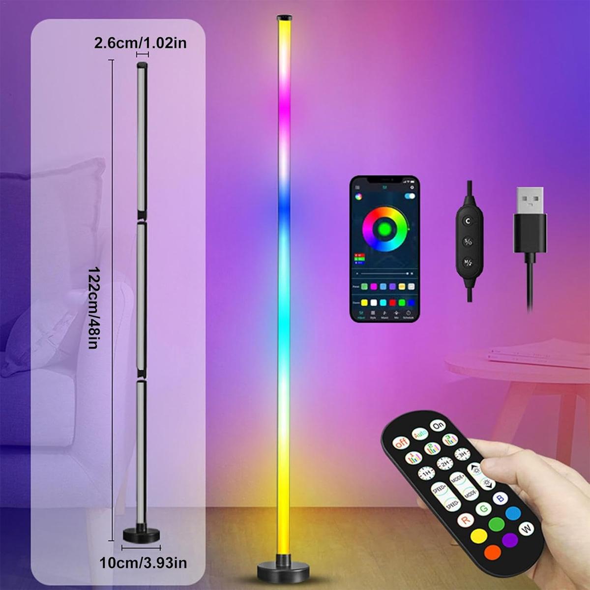 โคมไฟตั้งพื้น RGB ตกแต่งห้องหล - Home Decor Free App บทวิจารณ์และราคา