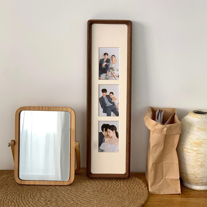 กรอบรูปไม้เนื้อแข็งทรงยาว ดีไซ - Bamboo Photo Frame บทวิจารณ์และราคา